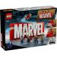 MARVEL logó és minifigurák