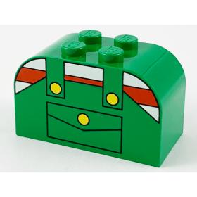 Módosított kocka 2 x 4 x 2 - mintás/matricás™