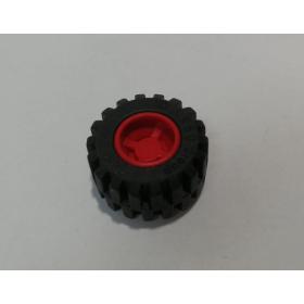 Kerék 11mm D. x 12mm, fekete gumiabronccsal Offset futófelülettel™